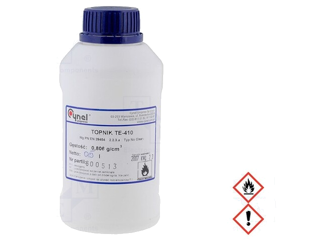 Flux: vioolhars; halogeenvrije,No Clean; vloeistof; 0,5l Flux: vioolhars; halogeenvrije,No Clean; vloeistof; 0,5l